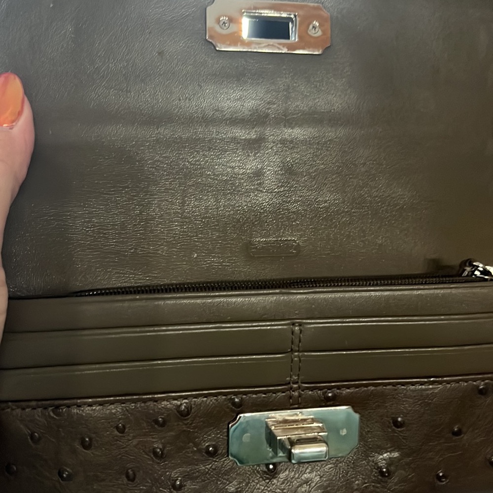 Coach Slim Soft Envelope Wallet Python Embossed L… - image 3